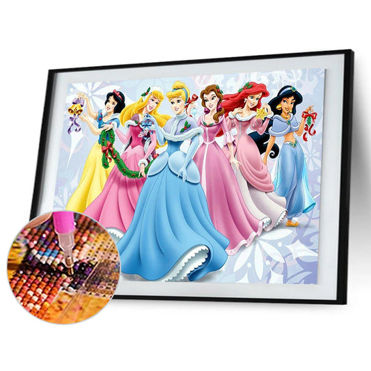 Princess Collection - Full Round Drill Diamond Painting 40*30CM