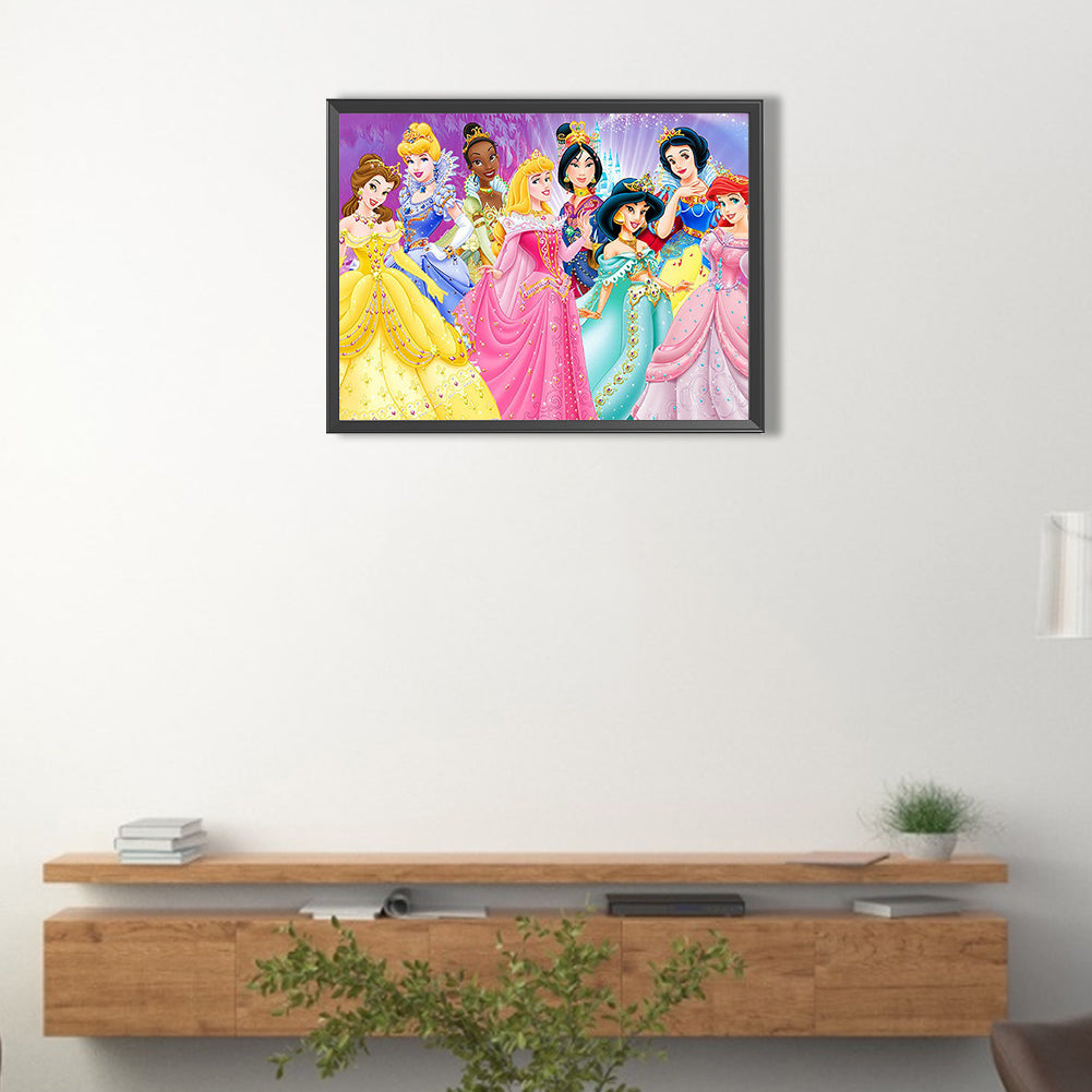 Princess Collection - Full Round Drill Diamond Painting 40*30CM