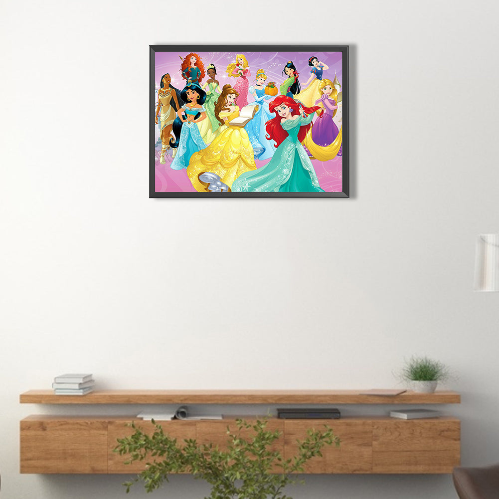 Princess Collection - Full Round Drill Diamond Painting 40*30CM