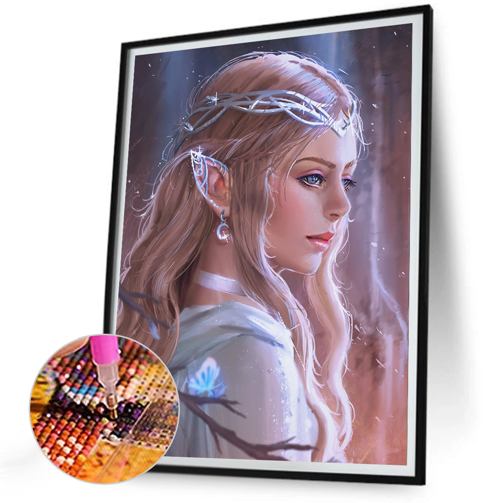 Elf Girl - Full Round Drill Diamond Painting 30*40CM