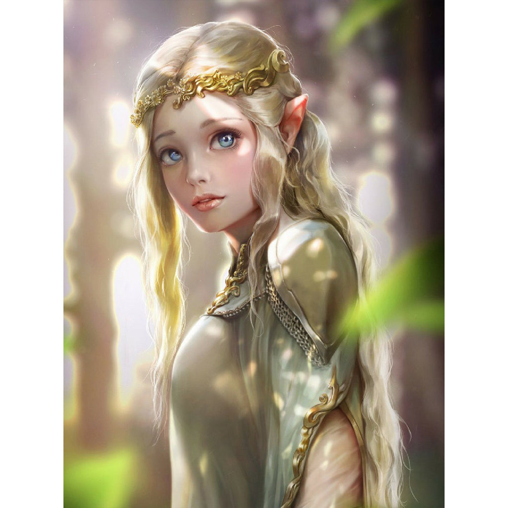 Elf Girl - Full Round Drill Diamond Painting 30*40CM