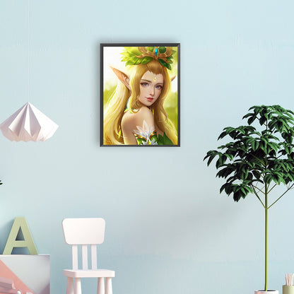 Elf Girl - Full Round Drill Diamond Painting 30*40CM