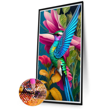 Colorful Bird - Full Round Drill Diamond Painting 45*80CM