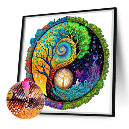 Life Tree - Full Round Drill Diamond Painting 30*30CM