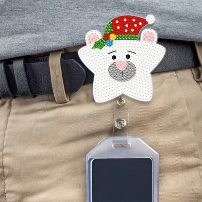 Cute Badge Clip Cartoon ID Card Holders Owl Badge Holder for Office Doctor Nurse