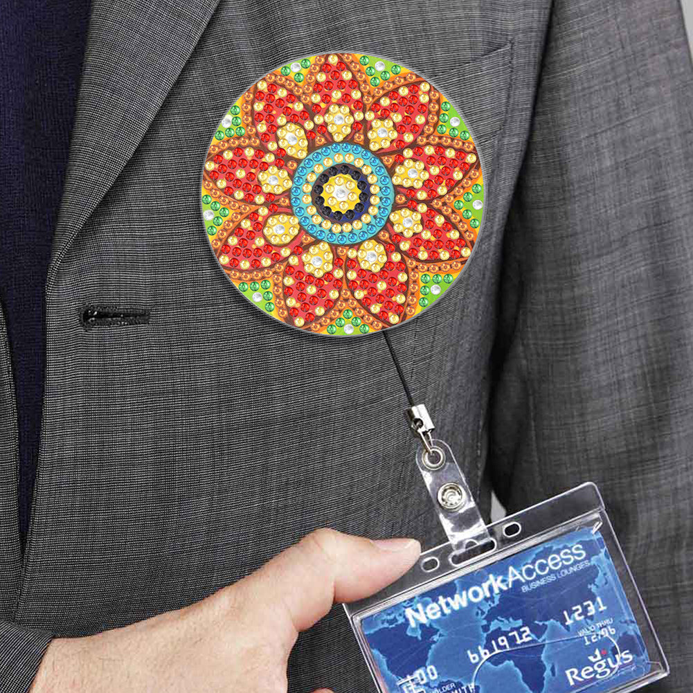 Cute Badge Clip Cartoon ID Card Holders Owl Badge Holder for Office Doctor Nurse