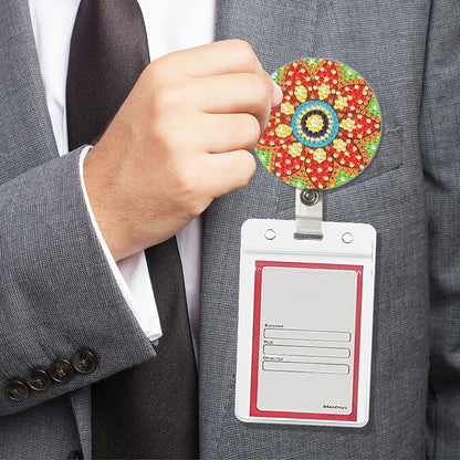 Cute Badge Clip Cartoon ID Card Holders Owl Badge Holder for Office Doctor Nurse