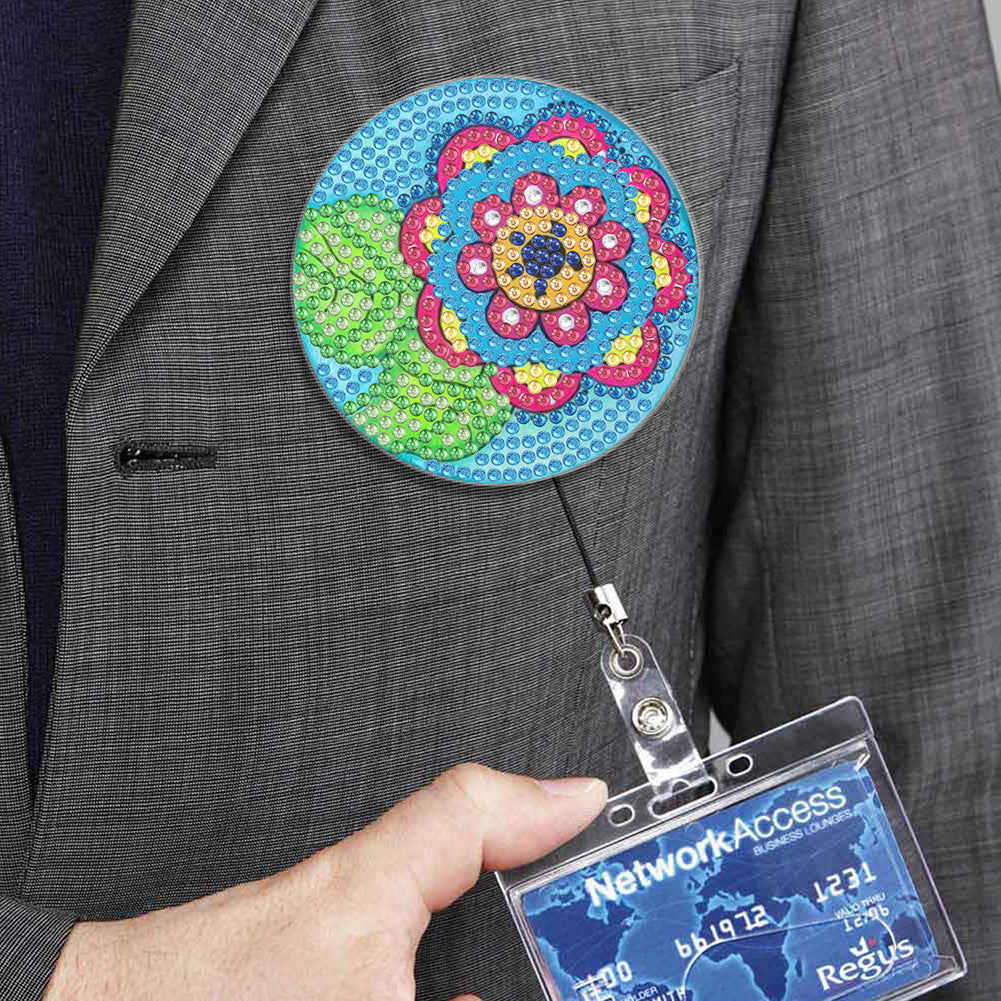 Cute Badge Clip Cartoon ID Card Holders Owl Badge Holder for Office Doctor Nurse