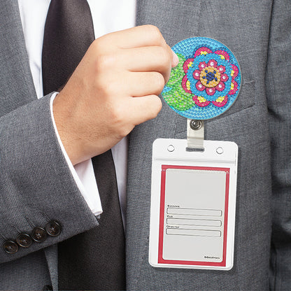 Cute Badge Clip Cartoon ID Card Holders Owl Badge Holder for Office Doctor Nurse