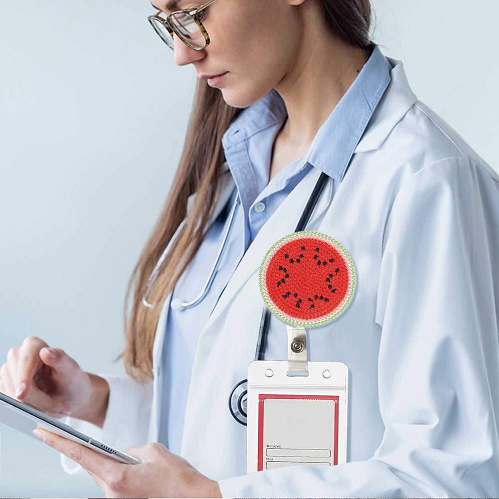 Cute Badge Clip Cartoon ID Card Holders Owl Badge Holder for Office Doctor Nurse