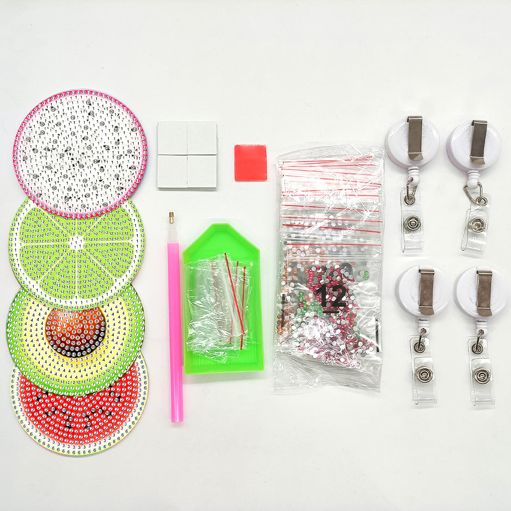 Cute Badge Clip Cartoon ID Card Holders Owl Badge Holder for Office Doctor Nurse