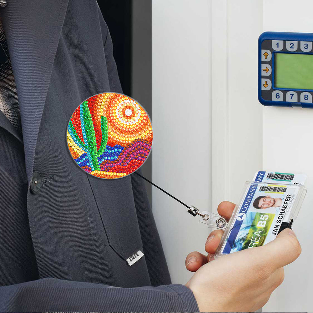 Cute Badge Clip Cartoon ID Card Holders Owl Badge Holder for Office Doctor Nurse