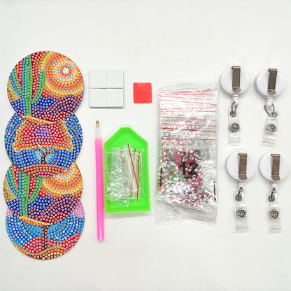 Cute Badge Clip Cartoon ID Card Holders Owl Badge Holder for Office Doctor Nurse