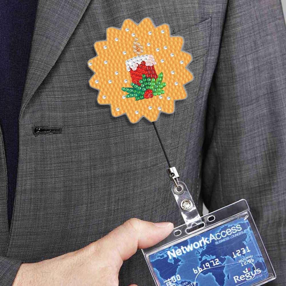 Cute Badge Clip Cartoon ID Card Holders Owl Badge Holder for Office Doctor Nurse