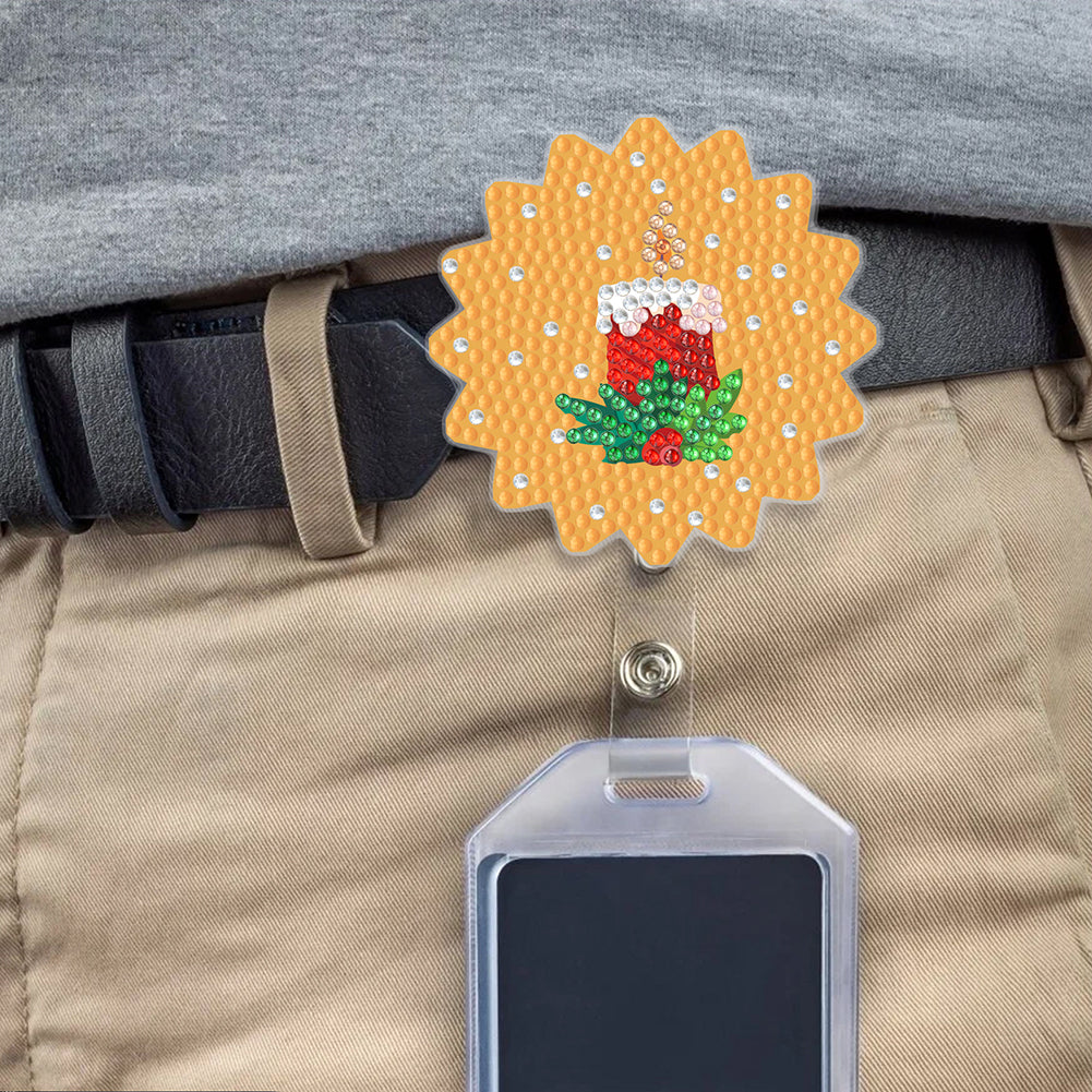 Cute Badge Clip Cartoon ID Card Holders Owl Badge Holder for Office Doctor Nurse