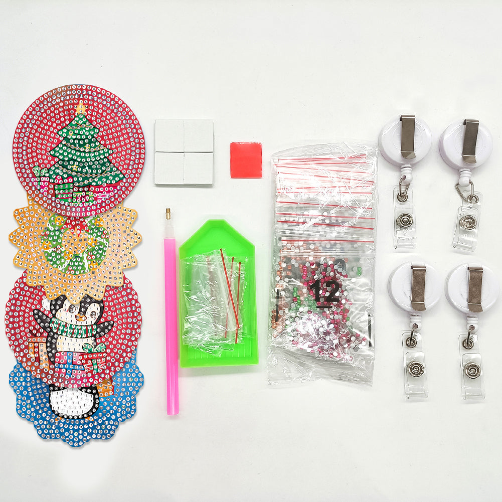 Cute Badge Clip Cartoon ID Card Holders Owl Badge Holder for Office Doctor Nurse