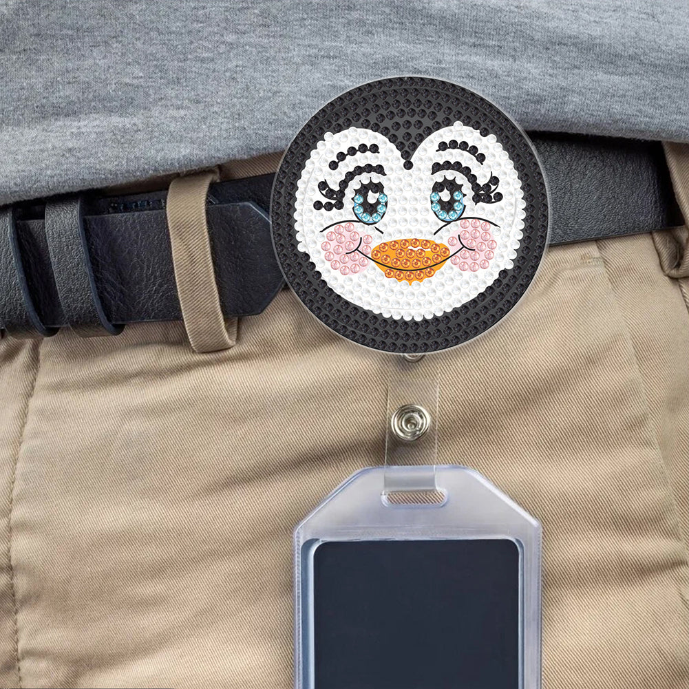 Cute Badge Clip Cartoon ID Card Holders Owl Badge Holder for Office Doctor Nurse