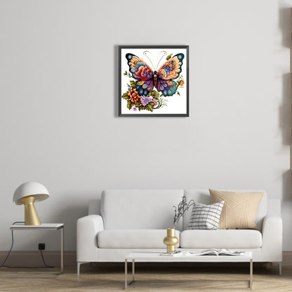 Butterfly - Full Square Drill Diamond Painting 30*30CM