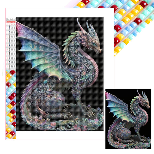 Dragon - Full Square Drill Diamond Painting 30*40CM