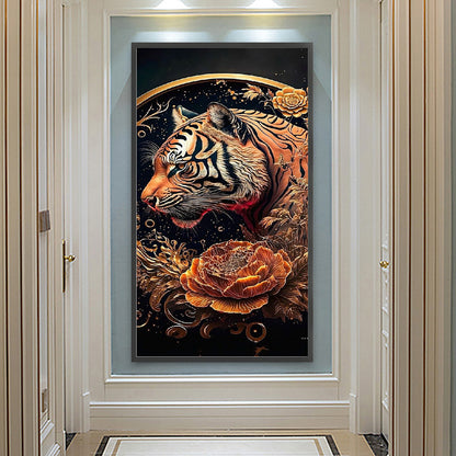 Tiger - Full Round Drill Diamond Painting 40*70CM