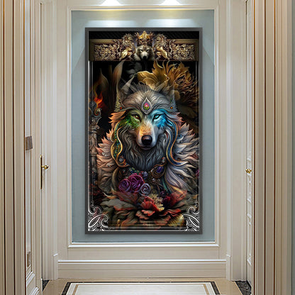 Wolf - Full Round Drill Diamond Painting 40*70CM