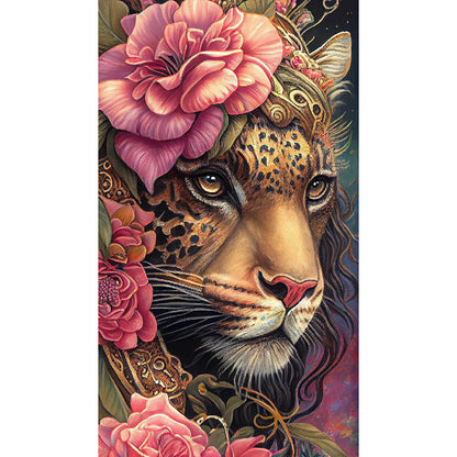 Dai Hua Leopard - Full Round Drill Diamond Painting 40*70CM