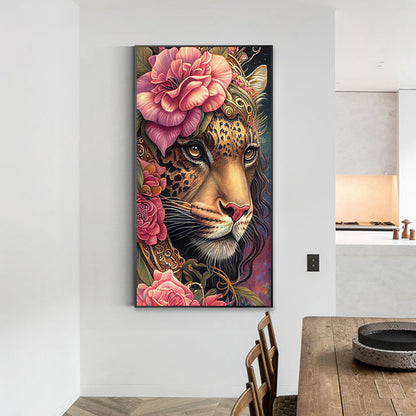 Dai Hua Leopard - Full Round Drill Diamond Painting 40*70CM