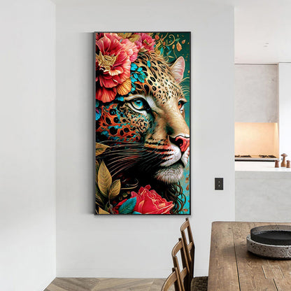 Dai Hua Leopard - Full Round Drill Diamond Painting 40*70CM