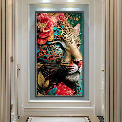 Dai Hua Leopard - Full Round Drill Diamond Painting 40*70CM