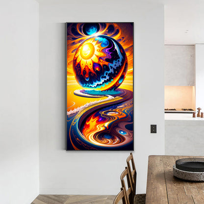 Metal Sand Ball River - Full Round Drill Diamond Painting 40*70CM