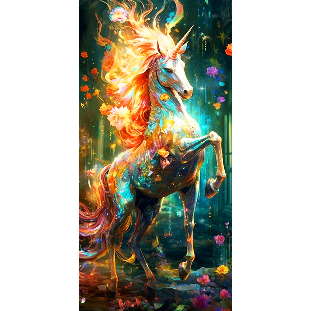 Gorgeous Horse - Full Round Drill Diamond Painting 40*80CM