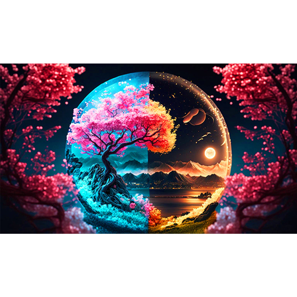 Night View - Full Round Drill Diamond Painting 70*40CM
