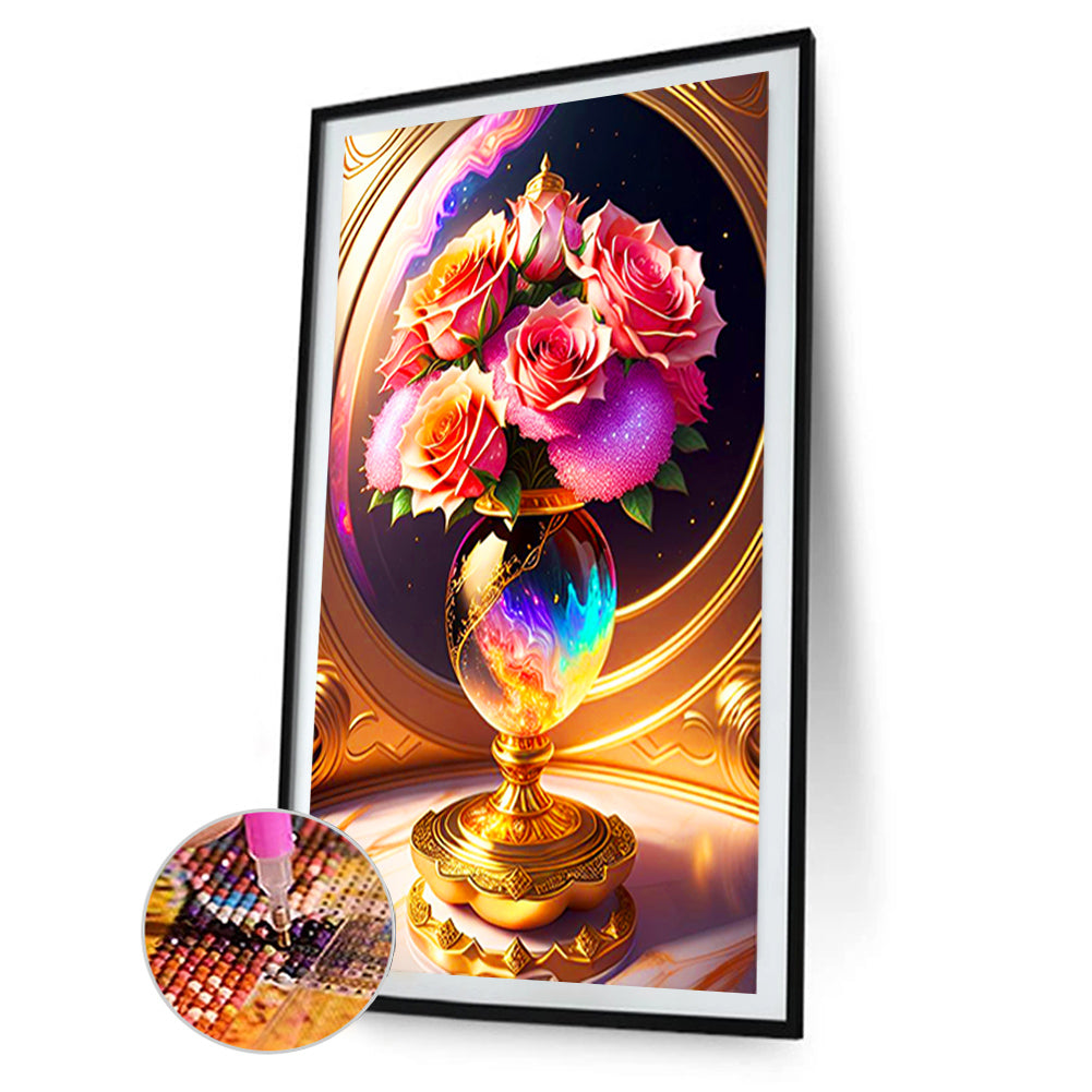 Crystal Rose - Full Round Drill Diamond Painting 60*100CM