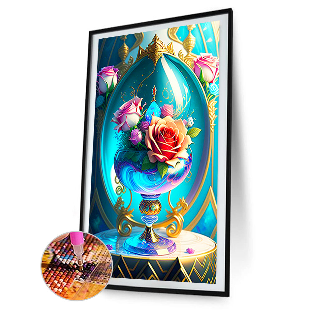 Chalice Rose - Full Round Drill Diamond Painting 60*100CM