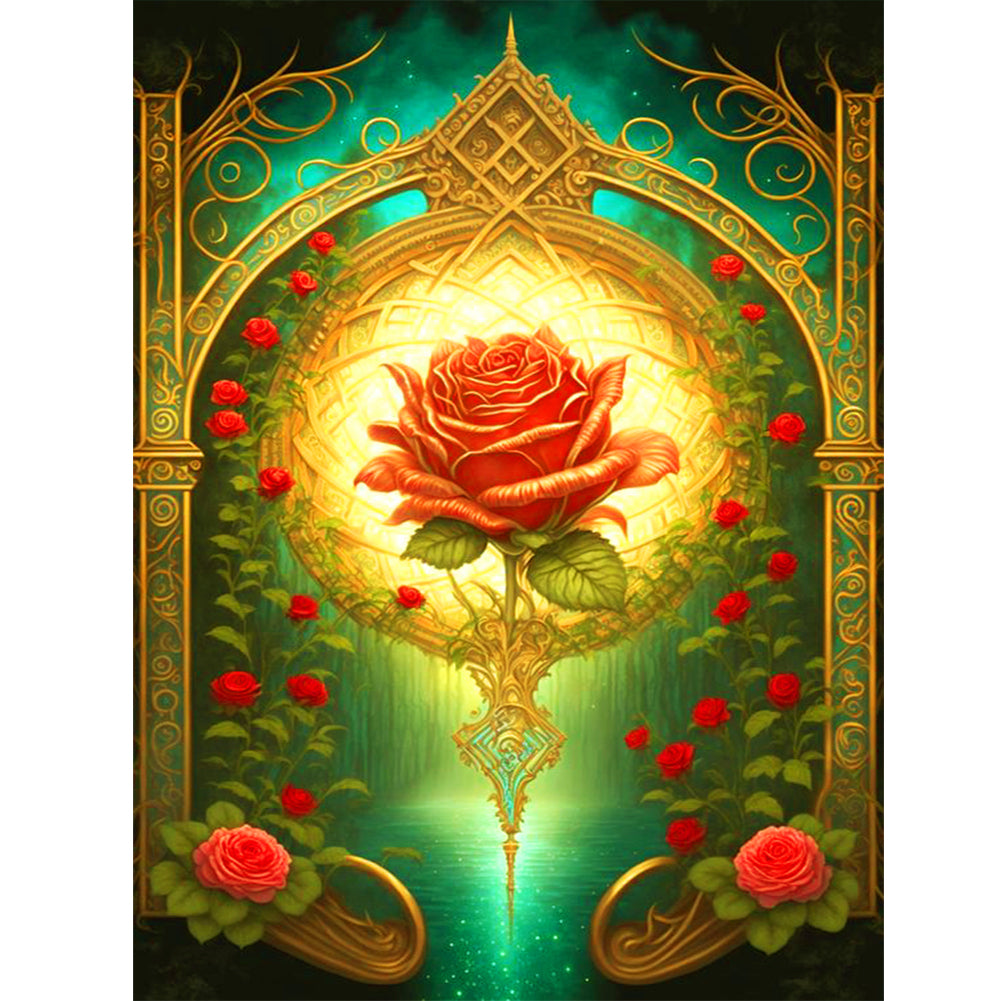 Sanctuary Rose - Full Round Drill Diamond Painting 30*40CM