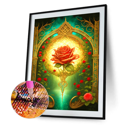 Sanctuary Rose - Full Round Drill Diamond Painting 30*40CM
