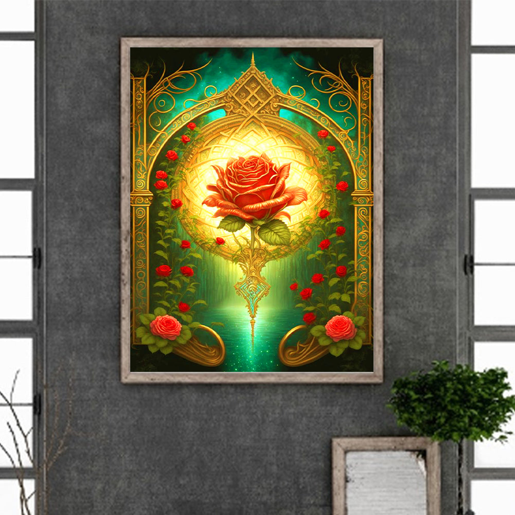 Sanctuary Rose - Full Round Drill Diamond Painting 30*40CM