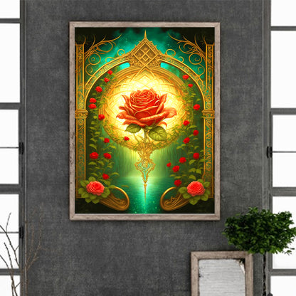 Sanctuary Rose - Full Round Drill Diamond Painting 30*40CM