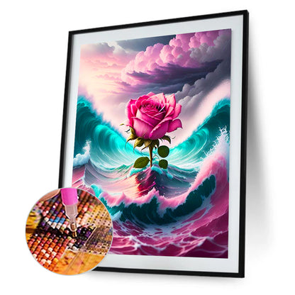 Sea Roses - Full Round Drill Diamond Painting 30*40CM