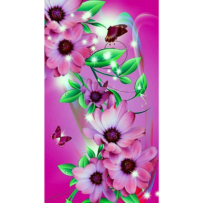 The Flowers - Full Round Drill Diamond Painting 45*80CM