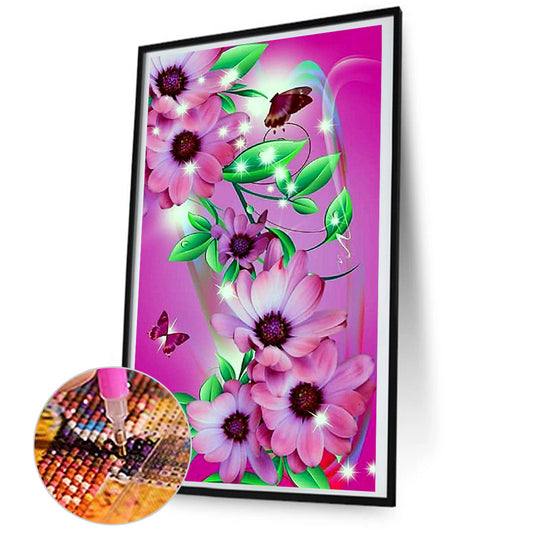 The Flowers - Full Round Drill Diamond Painting 45*80CM