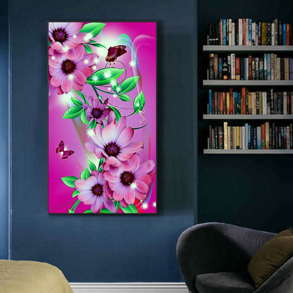 The Flowers - Full Round Drill Diamond Painting 45*80CM