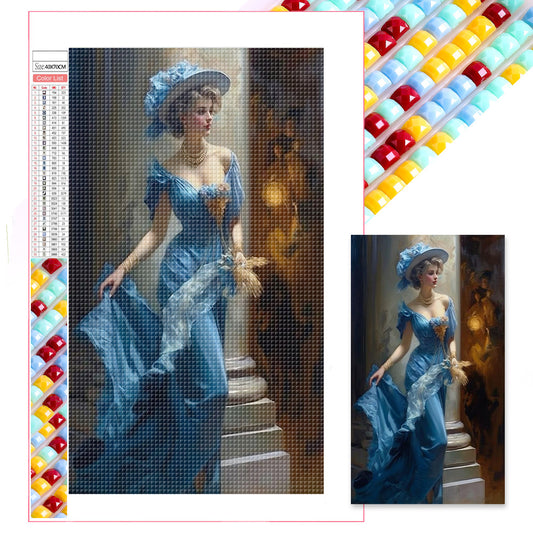 Lady - Full Square Drill Diamond Painting 40*70CM