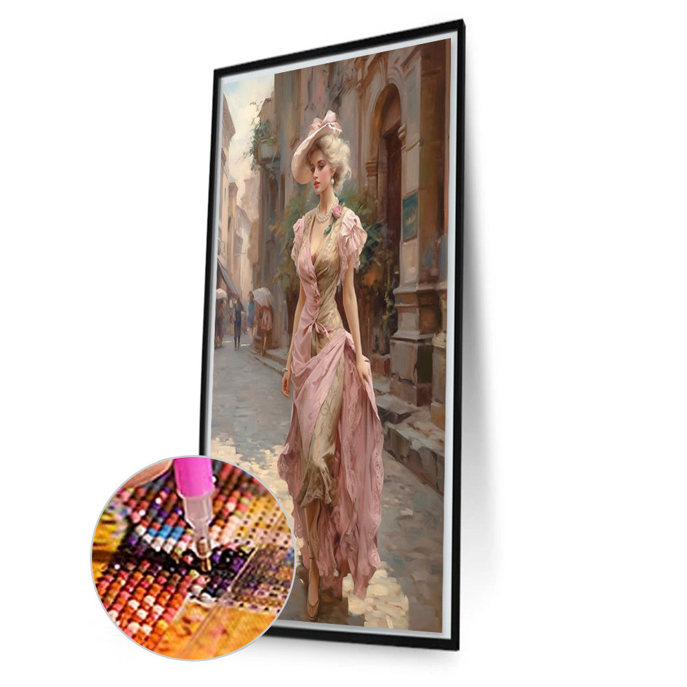 Lady - Full Square Drill Diamond Painting 40*70CM