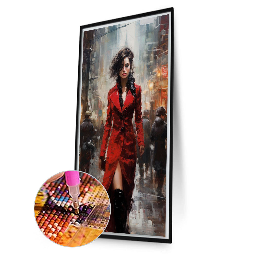 Lady - Full Square Drill Diamond Painting 40*70CM