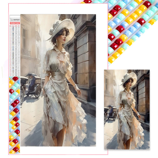 Lady - Full Square Drill Diamond Painting 40*70CM