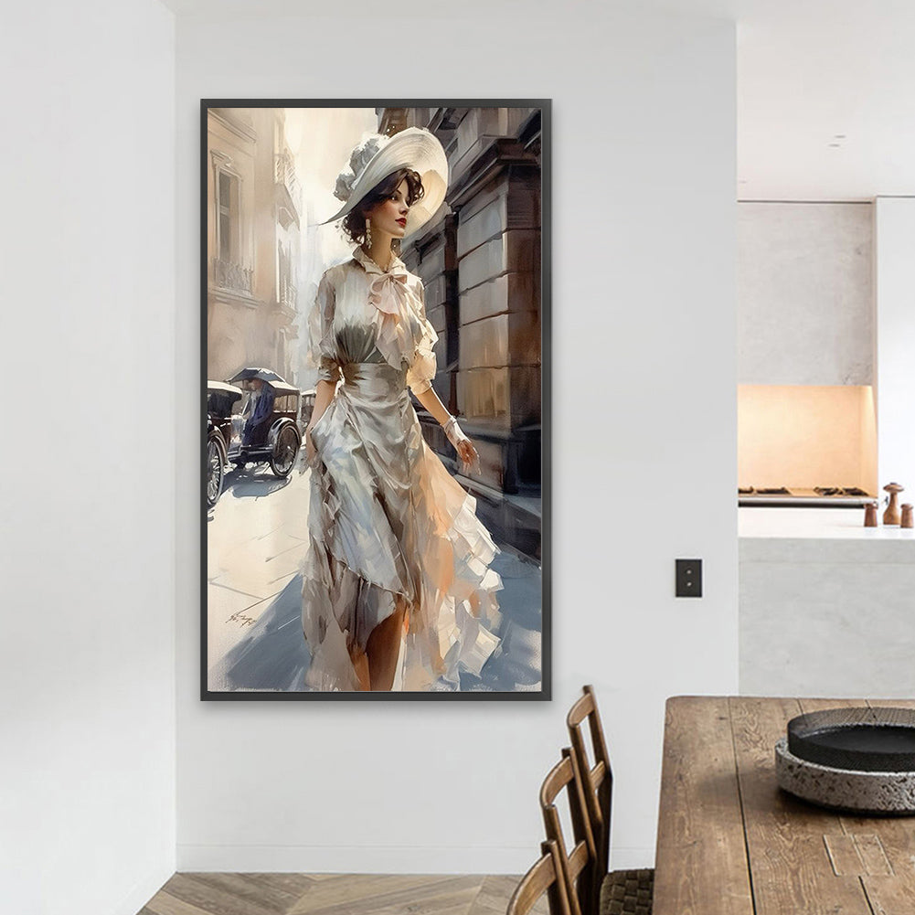Lady - Full Square Drill Diamond Painting 40*70CM
