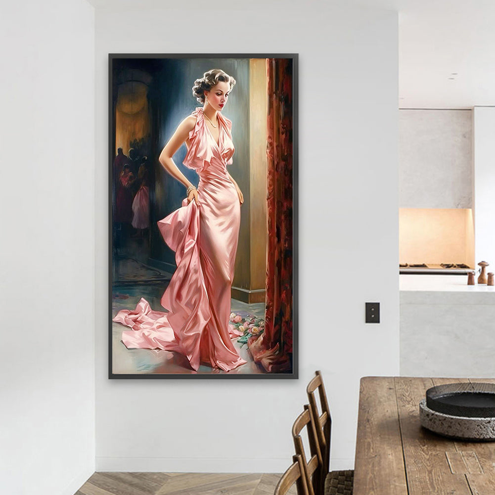 Lady - Full Square Drill Diamond Painting 40*70CM