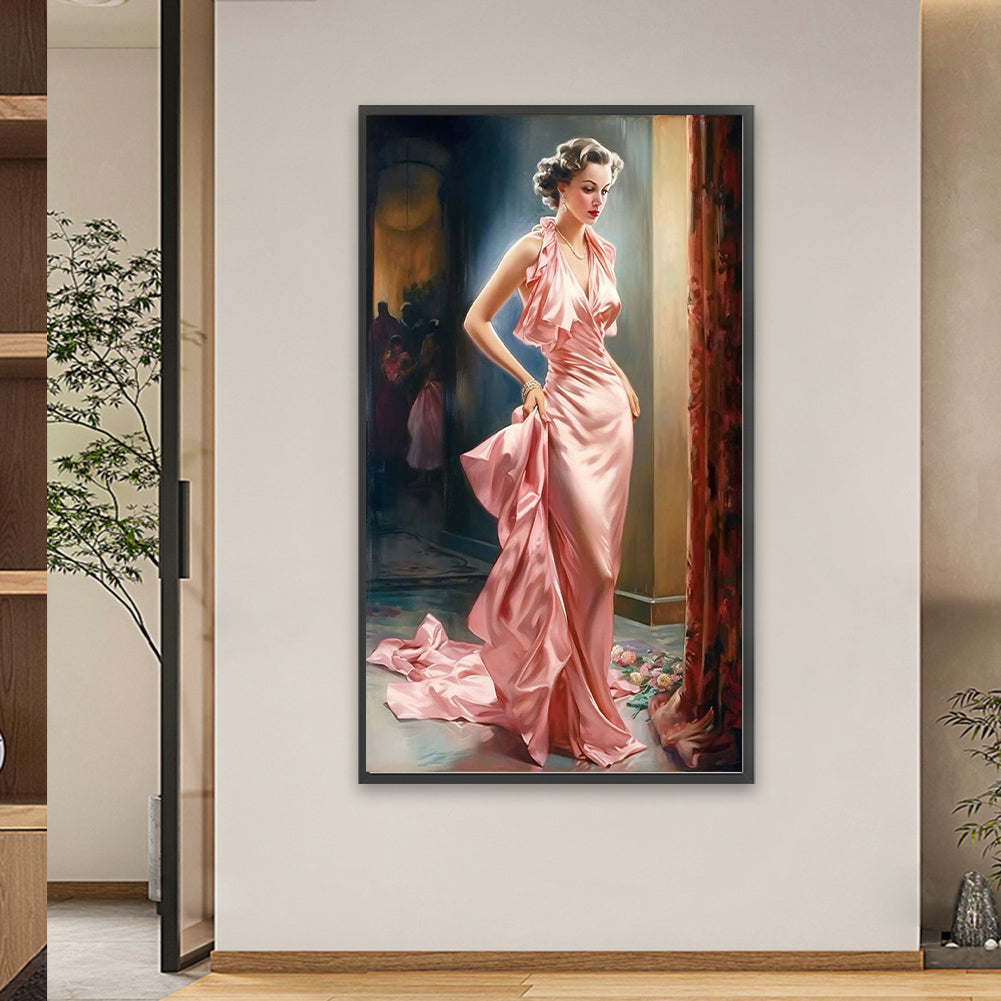 Lady - Full Square Drill Diamond Painting 40*70CM