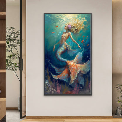 Mermaid - Full Square Drill Diamond Painting 40*70CM